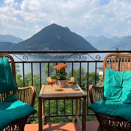 Appartamento Lake View Di Villa Giuliana Sulzano Bagian luar foto