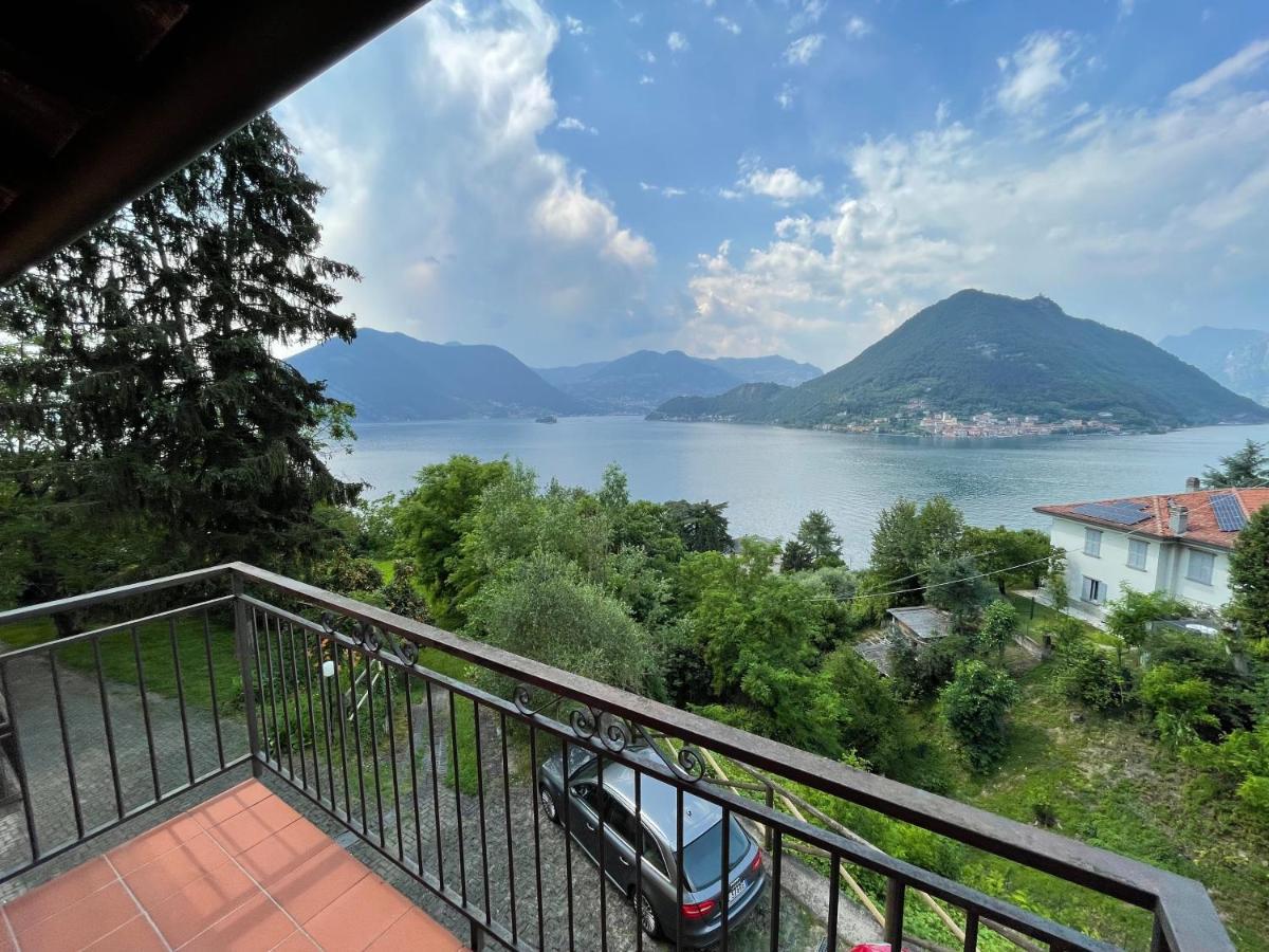 Appartamento Lake View Di Villa Giuliana Sulzano Bagian luar foto